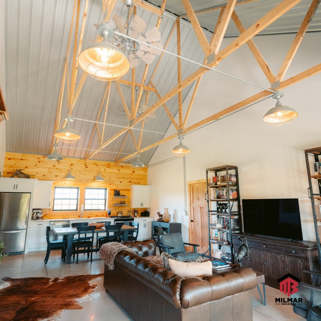 Pole Barn Interior Design